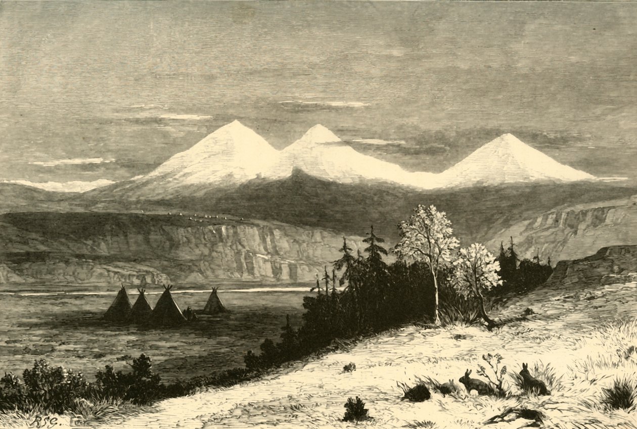 "A három nővér", 1872. alkotó: W. J. Linton