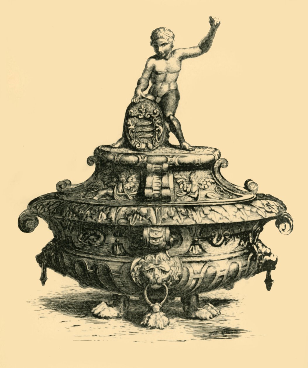 Bronzváza, 16. század, 1881. alkotó: W. M. McGill