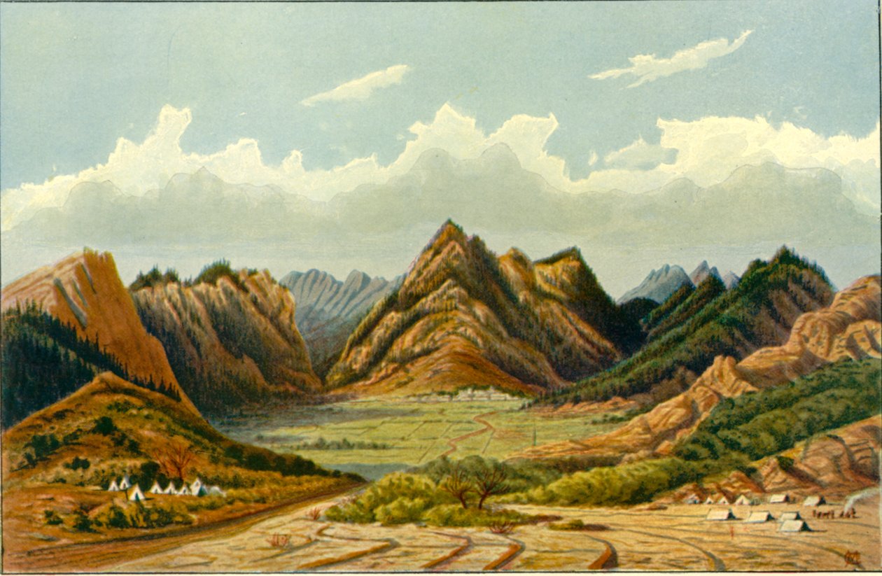 "The Peiwar Khotal", 1878, 1901. alkotó: W McCracken