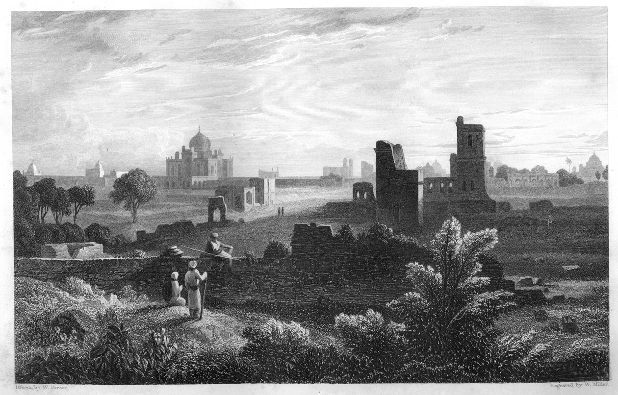 Humaioon sírja, Delhi, India, 1860. alkotó: W. Miller