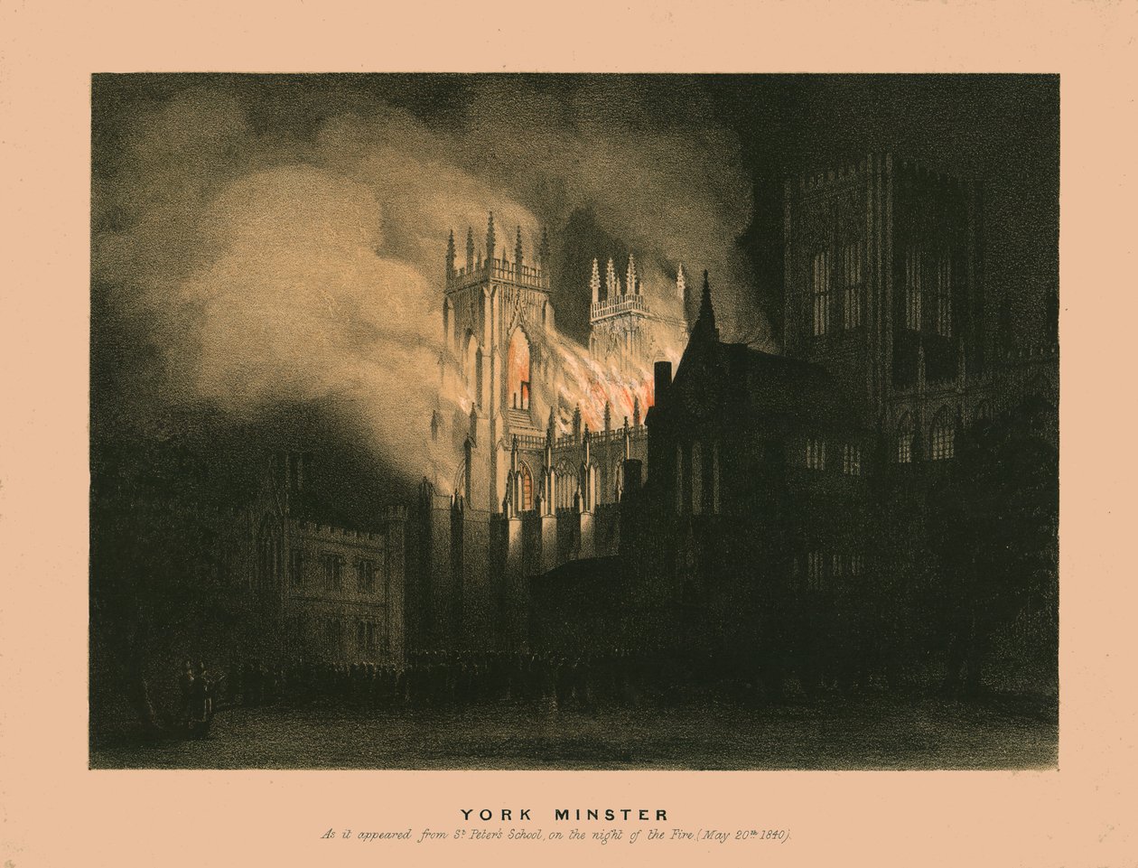 „York Minster”, 1840. alkotó: W Monkhouse