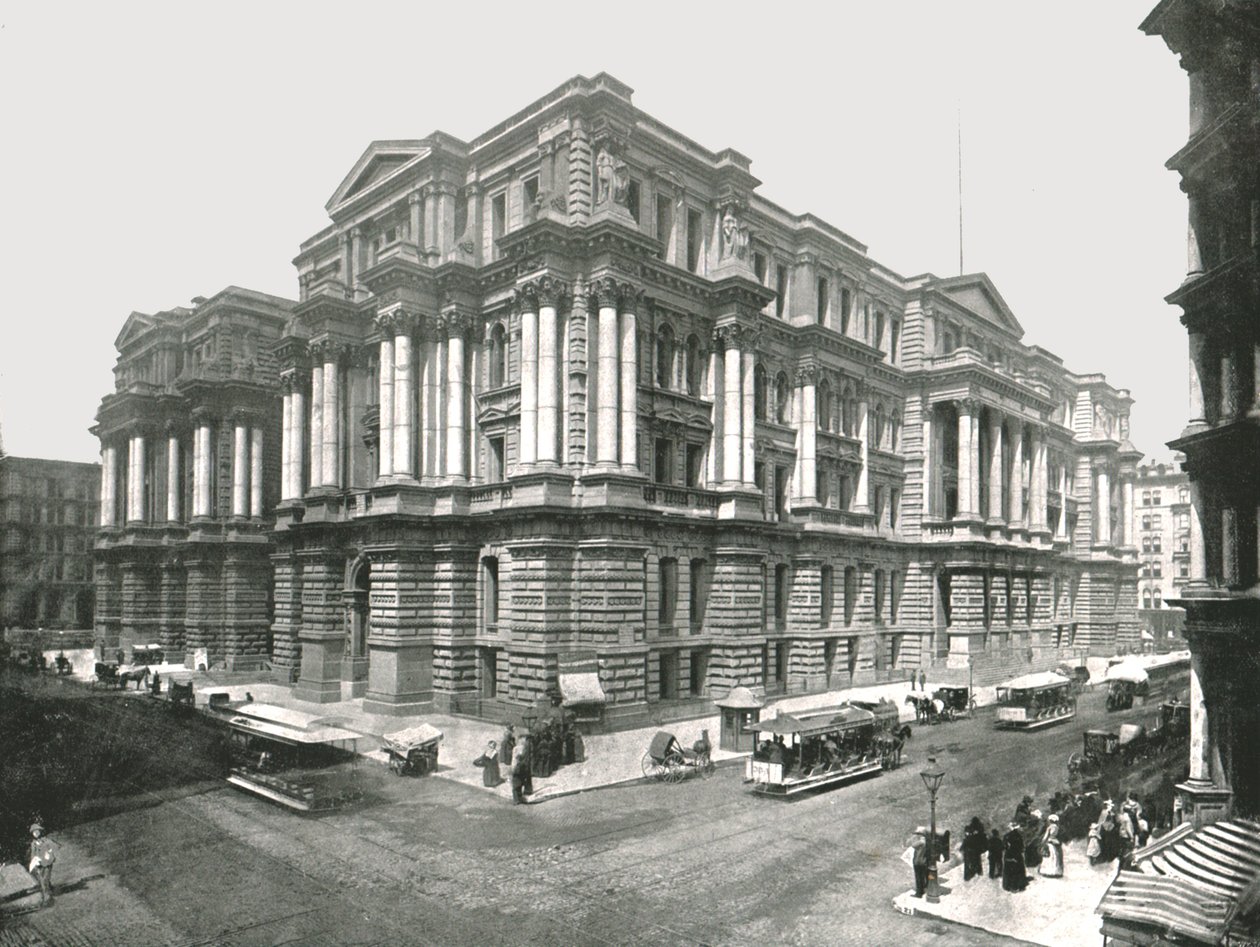 Városháza, Chicago, USA, 1895. alkotó: W and S Ltd