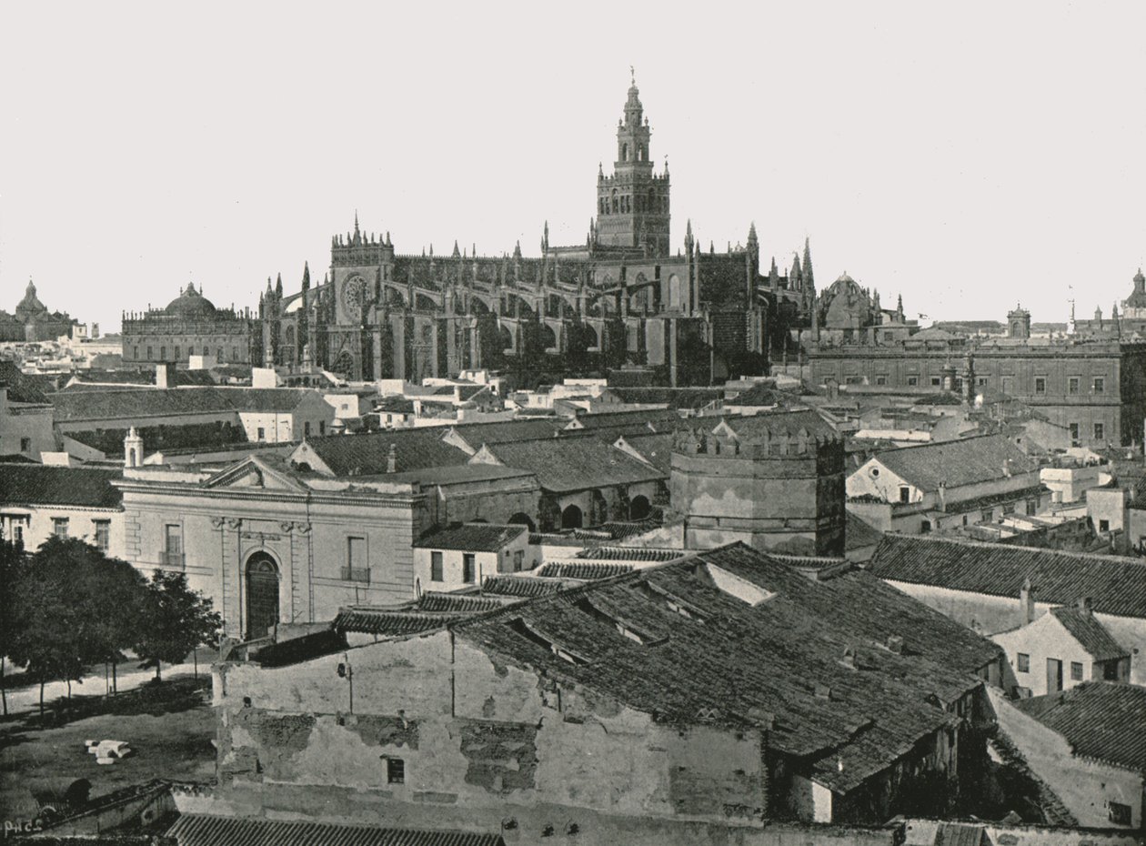 A székesegyház, Sevilla, Spanyolország, 1895. alkotó: W and S Ltd
