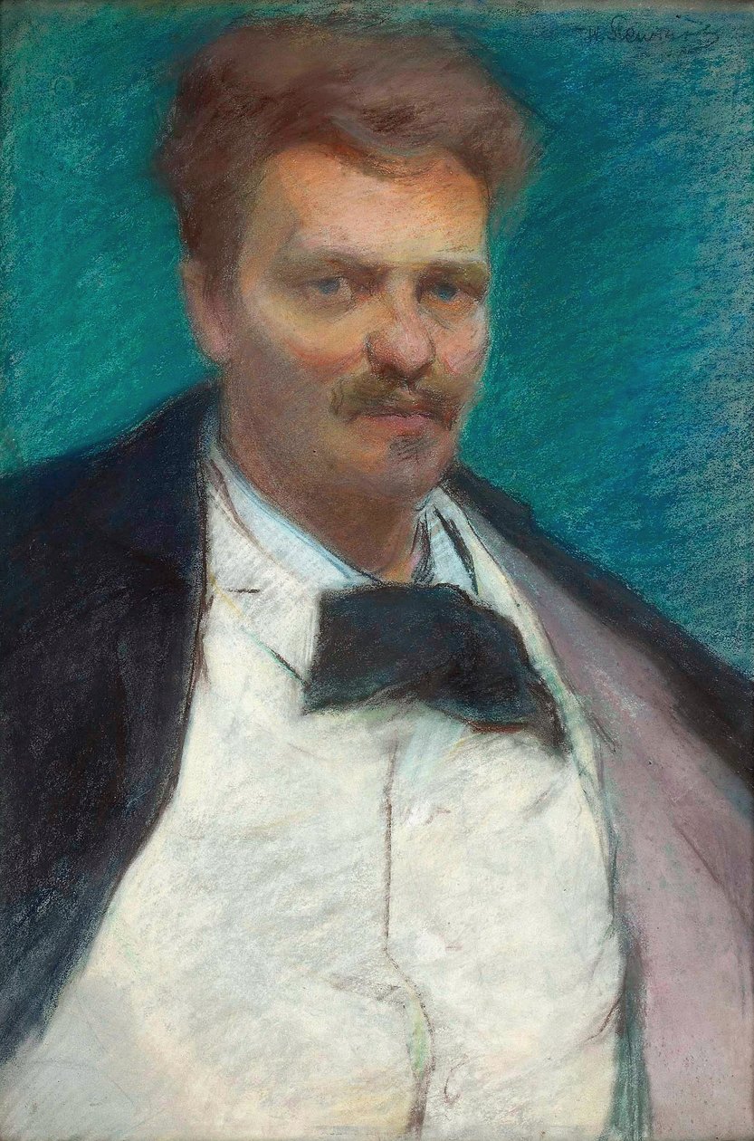 August Strindberg portréja. alkotó: Wadysaw Slewinski