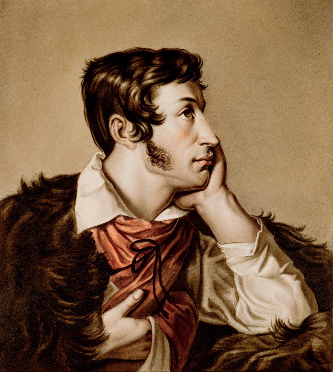 Adam Bernard Mickiewicz (1798-1855) portréja alkotó: Walenty Wankowicz