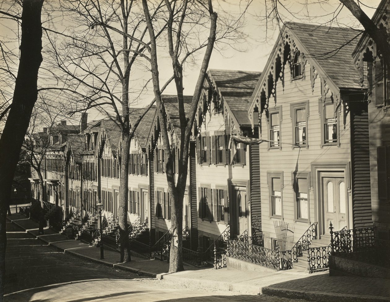 South Boston Street / Faházak, Boston alkotó: Walker Evans