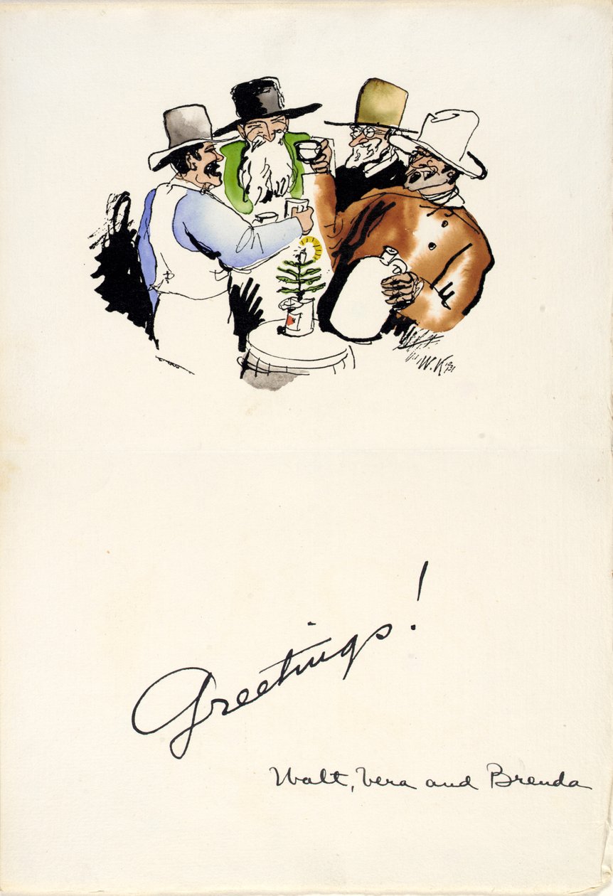 Karácsonyi üdvözlet 1931 alkotó: Walt Kuhn