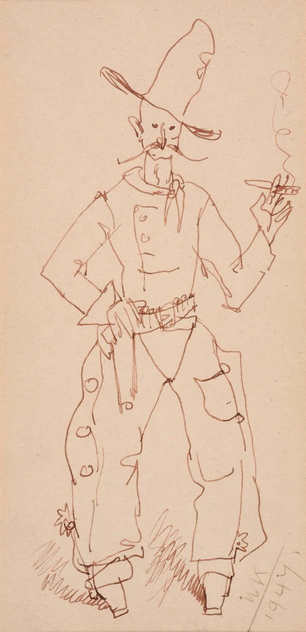 Cowboy dohányzás alkotó: Walt Kuhn
