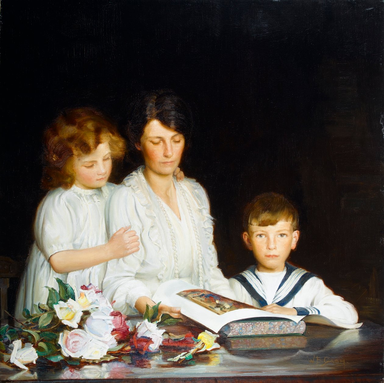 Családi portré, 1919 alkotó: Walter Bonner Gash