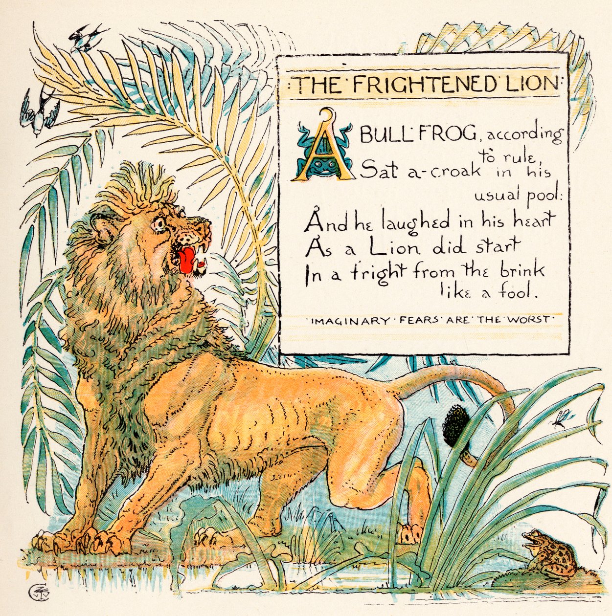 The Frightened Lion, illusztráció a "Baby