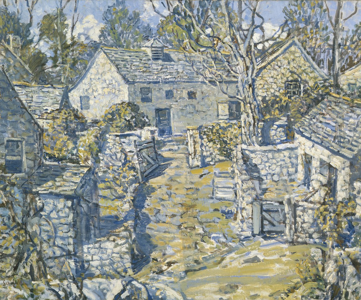 Stone Village alkotó: Walter Elmer Schofield