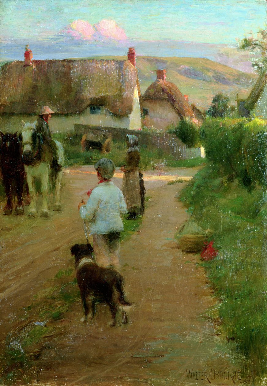 A lézengők, 1888 alkotó: Walter Frederick Osborne