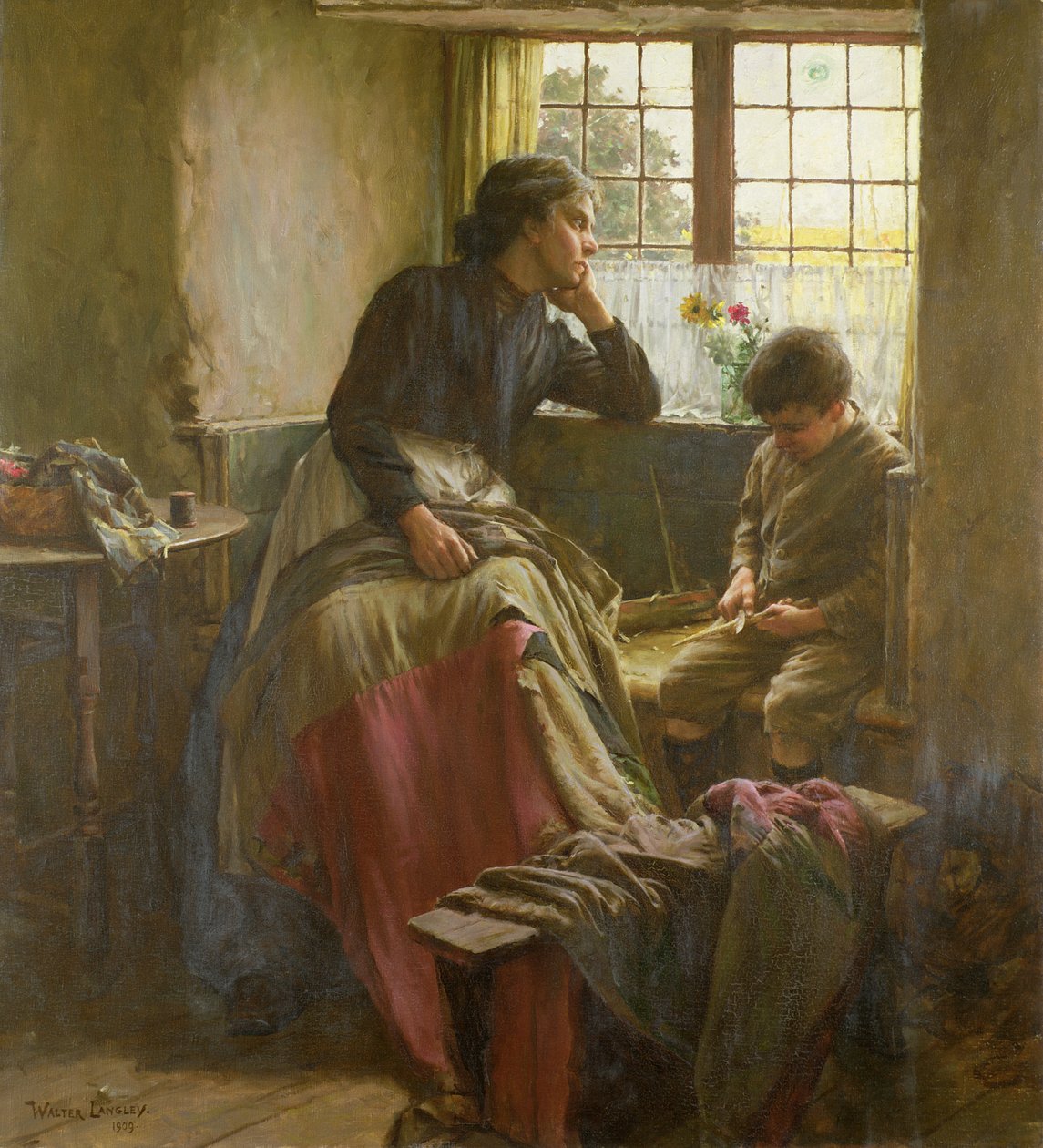 Egy halott nap gyengéd kegyelme alkotó: Walter Langley