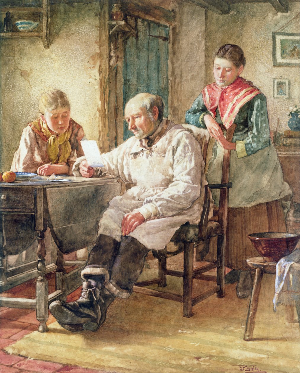 The Morning Post alkotó: Walter Langley