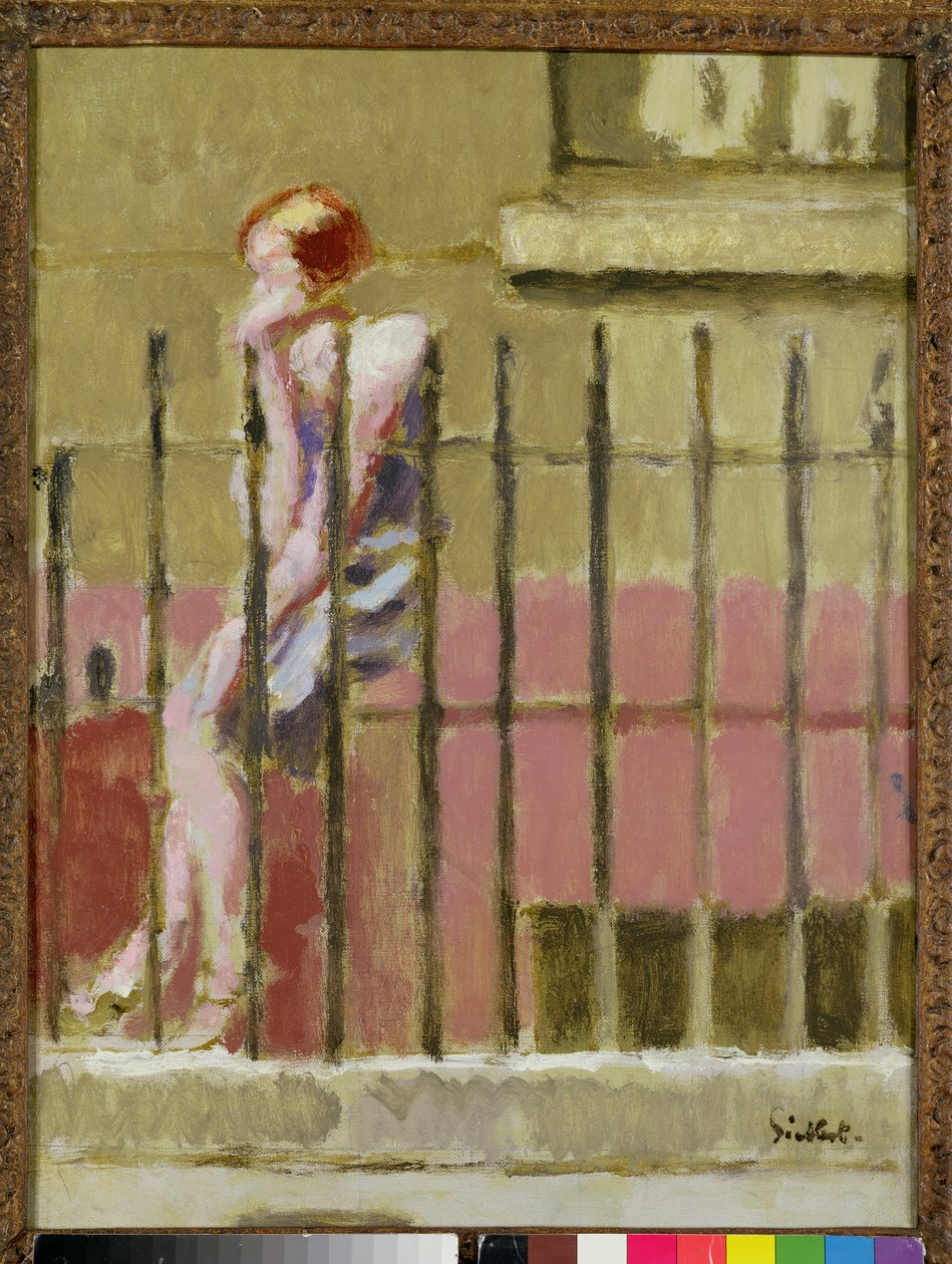 Angel Basement vagy A ligetszépe avagy The Area Steps, 1928 körül alkotó: Walter Richard Sickert