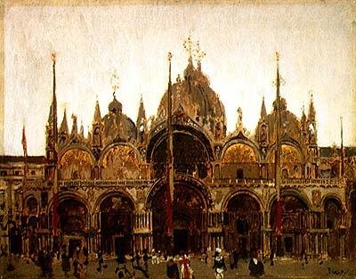 Szent Márk-bazilika, Velence, 1895-96 körül alkotó: Walter Richard Sickert