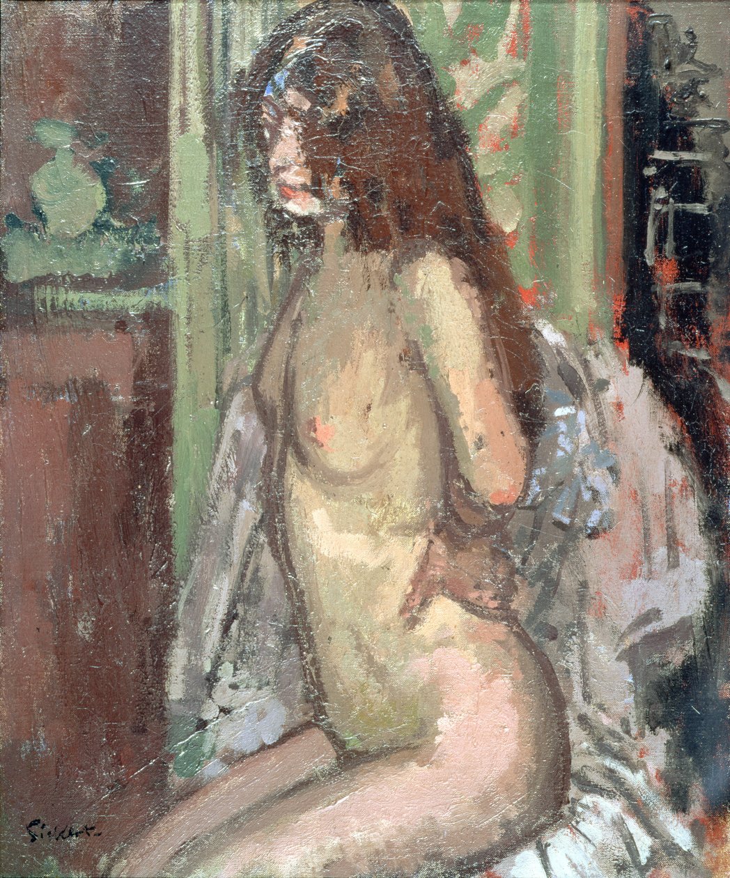 Ülő akt, Párizs, 1906 alkotó: Walter Richard Sickert