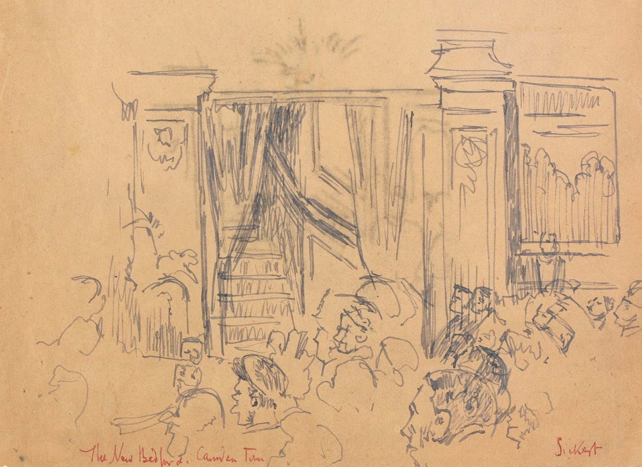 The New Bedford, Camden Town (szén, toll és tinta, papír) alkotó: Walter Richard Sickert