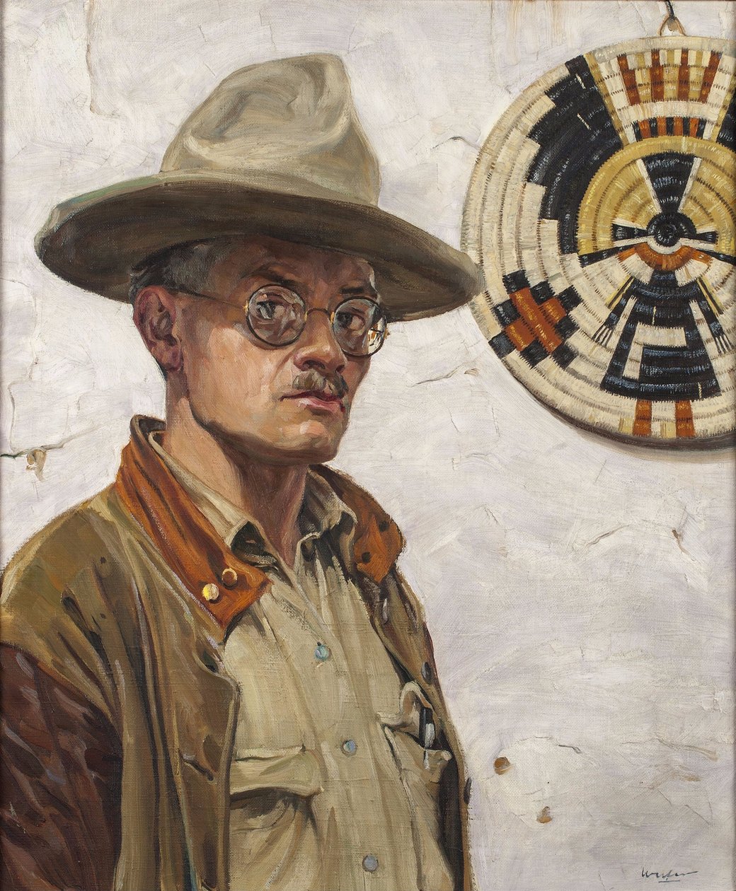 Önarckép alkotó: Walter Ufer