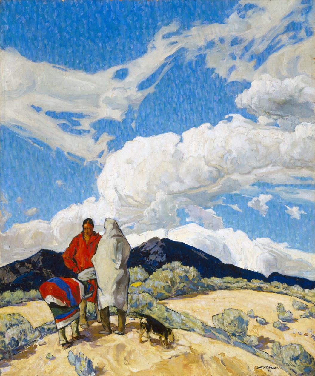 A Randevú, 1914-22 körül alkotó: Walter Ufer