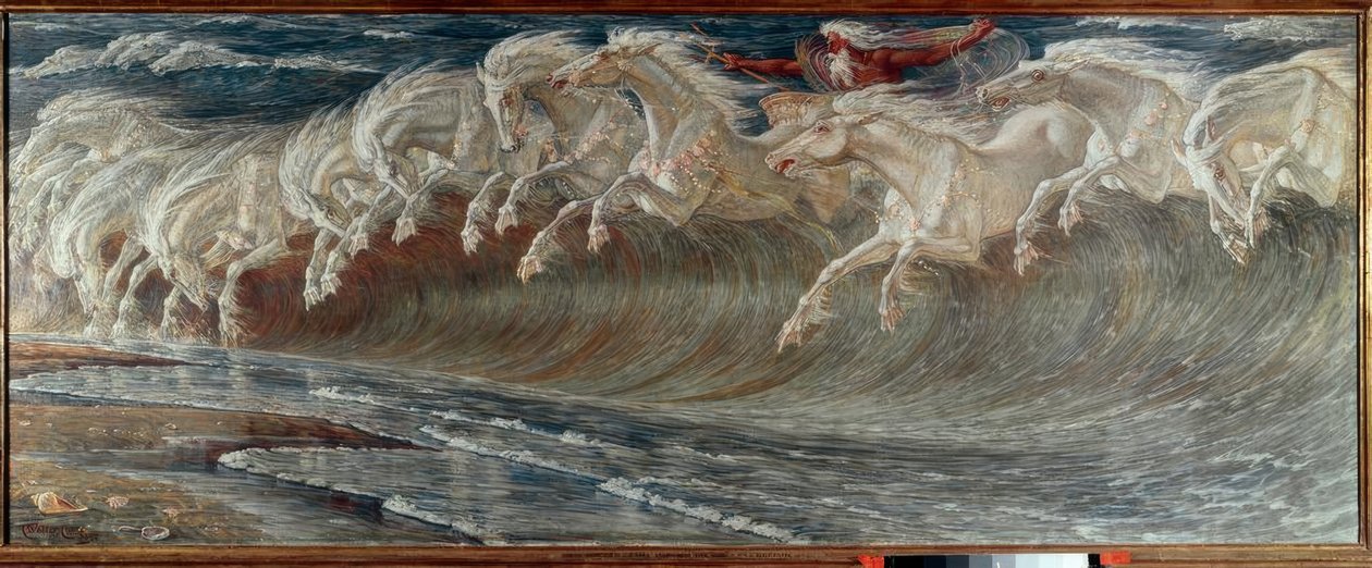 A Neptunusz lovai alkotó: Walter Crane