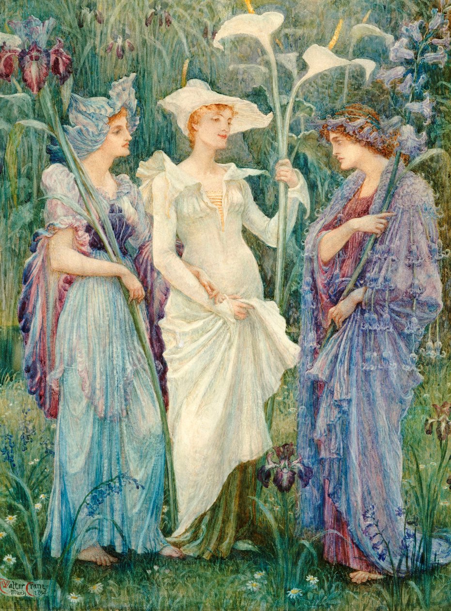 Tavasz zászlói, 1894 alkotó: Walter Crane