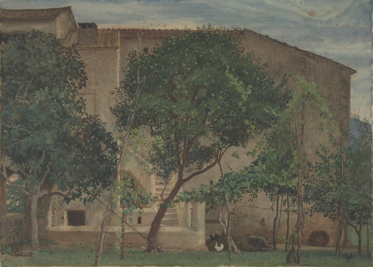 Olasz parasztház, 1871-3. alkotó: Walter Crane