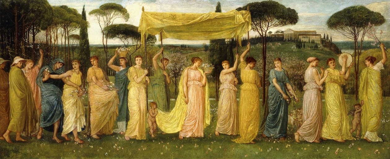 A tavasz adventje, 1873 alkotó: Walter Crane