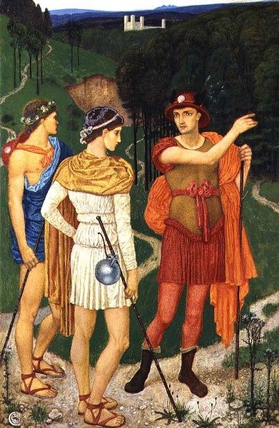 A három ösvény alkotó: Walter Crane