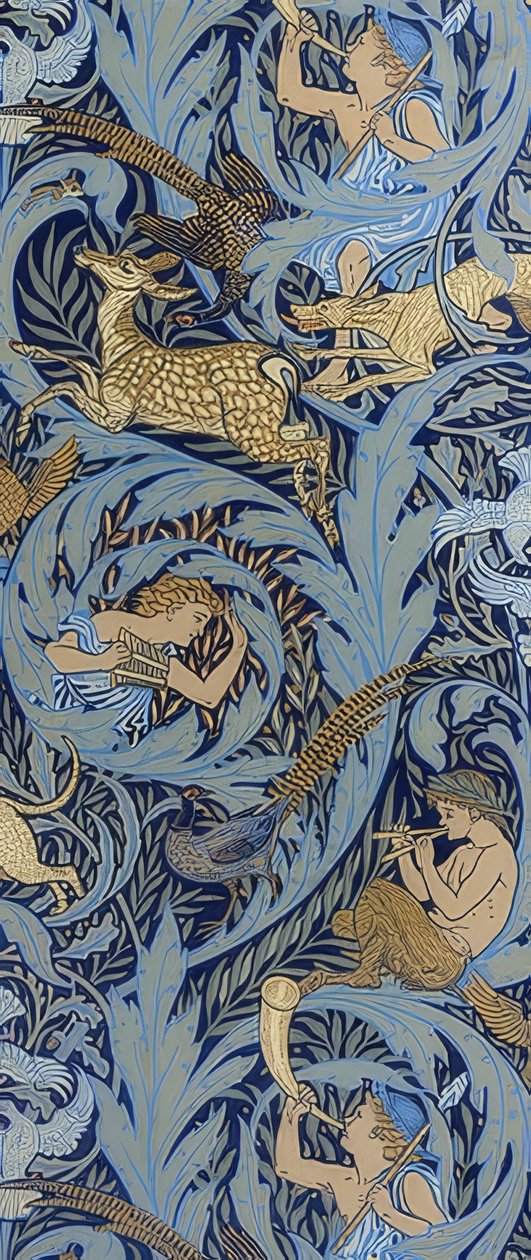 Woodnotes. 1886 alkotó: Walter Crane