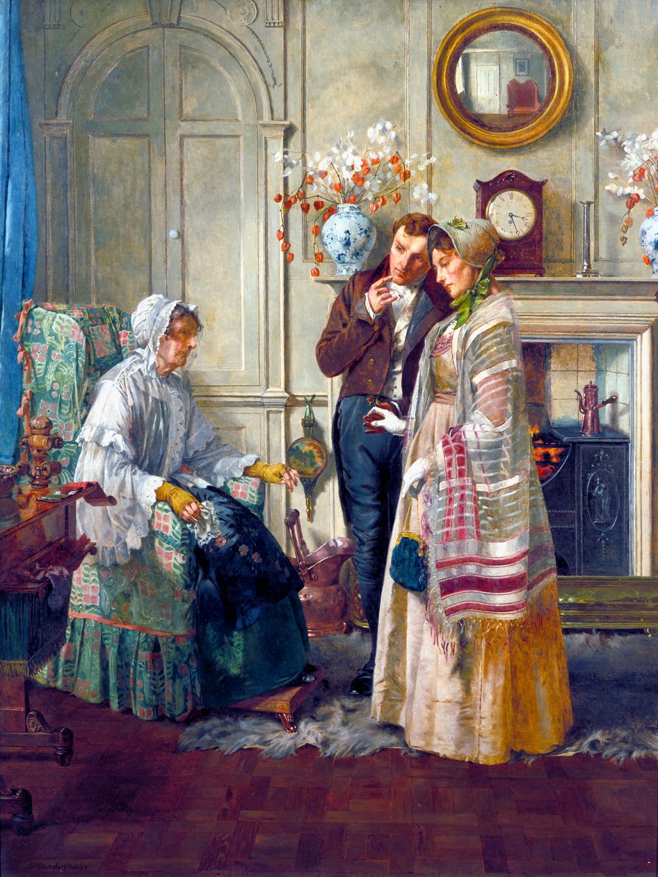 "Sweethearts", 1892 alkotó: Walter Dendy Sadler