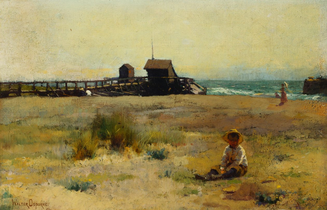 Fiú a tengerparton, 1884 alkotó: Walter Frederick Osborne