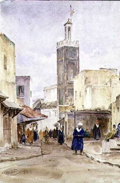 Keleti utcai jelenet alkotó: Walter Frederick Roofe Tyndale
