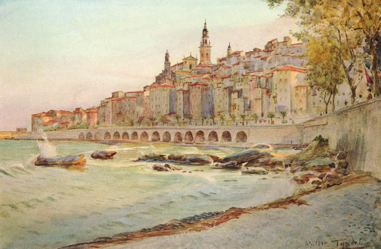 Mentone, Garavanból, 1910, 1912 alkotó: Walter Frederick Roofe Tyndale