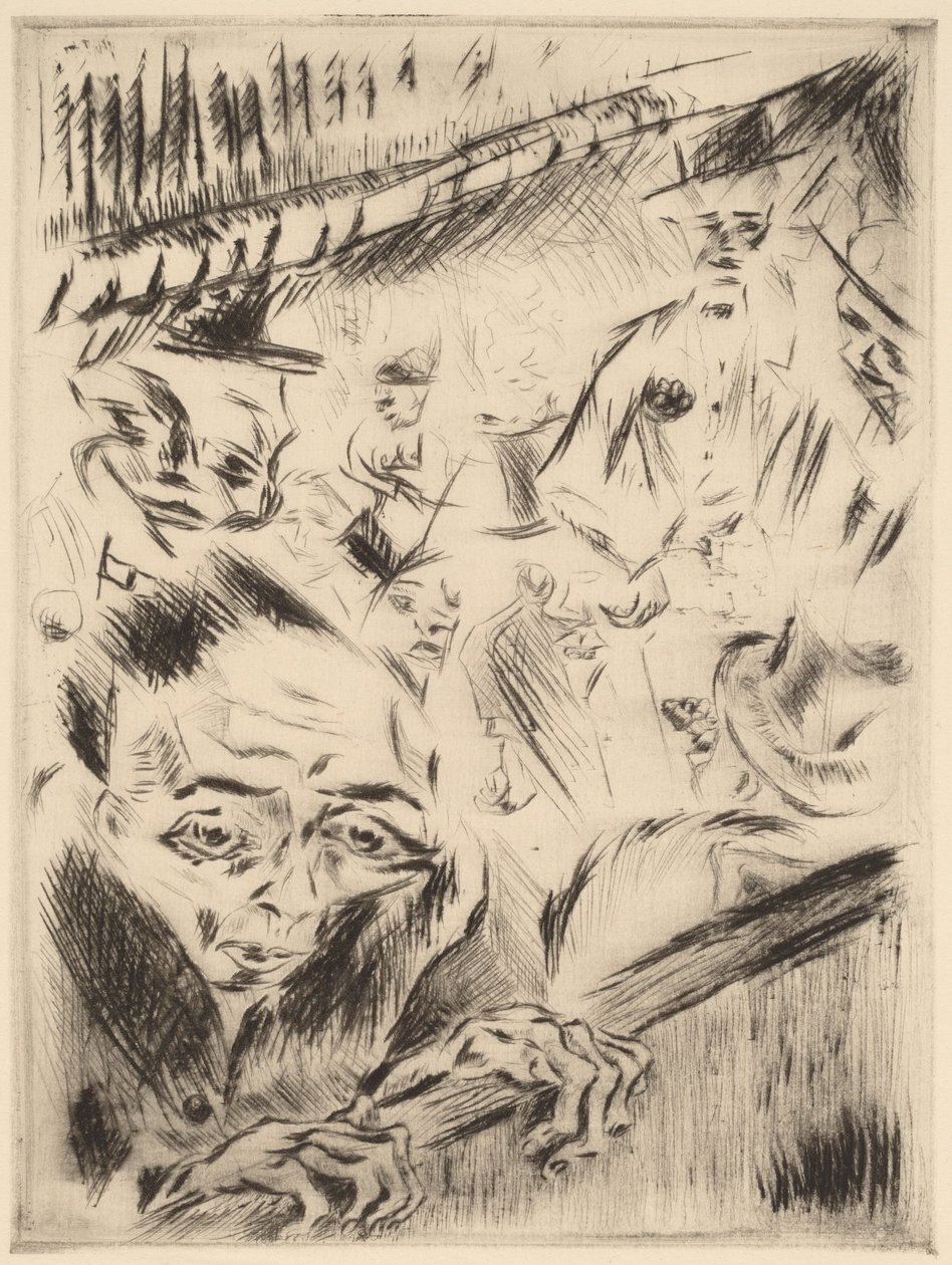 Robert a Színházban, 1918. alkotó: Walter Gramatte