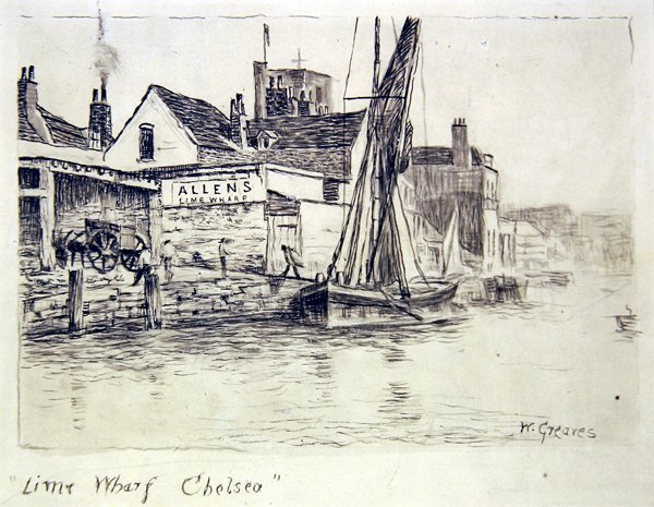 Lime Wharf, Chelsea alkotó: Walter Greaves