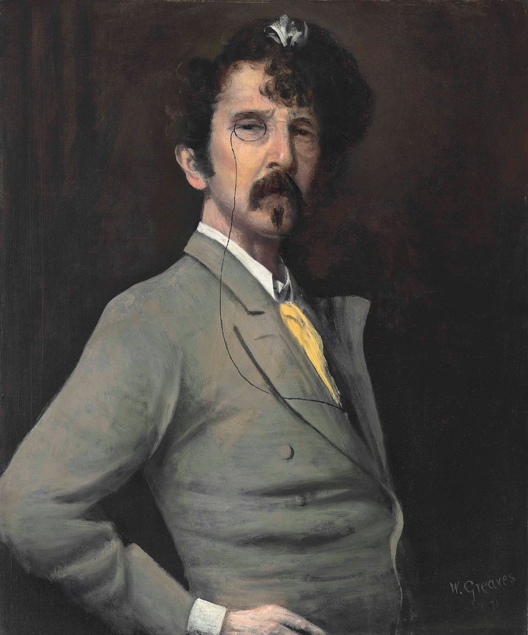 James McNeill Whistler portréja alkotó: Walter Greaves