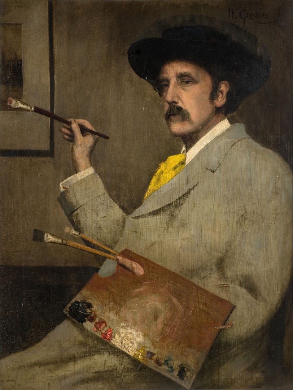 A művész portréja, 1910. alkotó: Walter Greaves