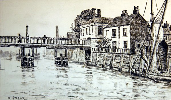 Swan Tavern, Battersea alkotó: Walter Greaves