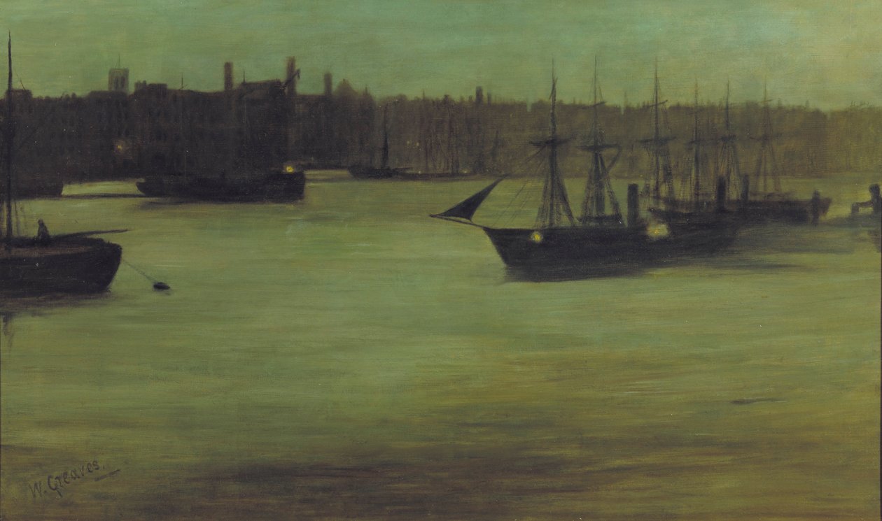 „A londoni medence”, 1866-1899 alkotó: Walter Greaves