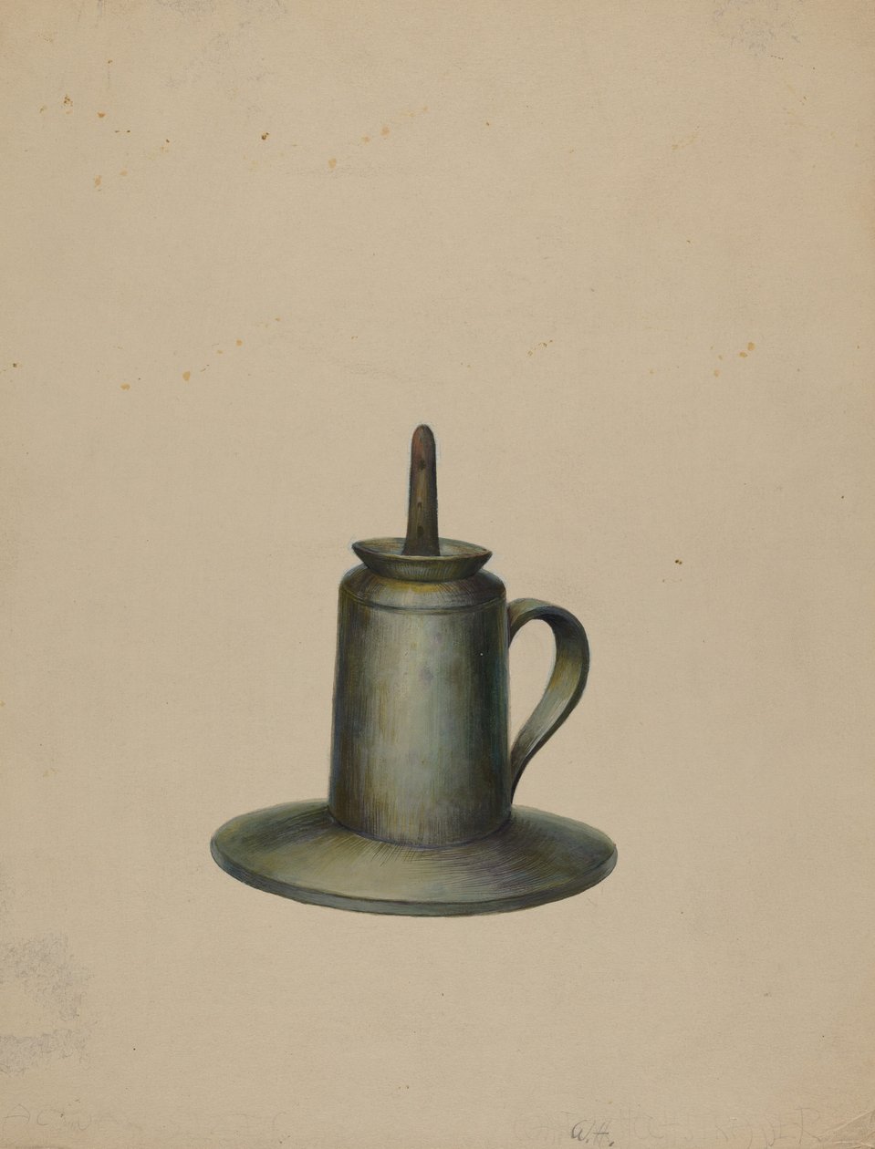 ónolaj lámpa, c. 1938. alkotó: Walter Hochstrasser