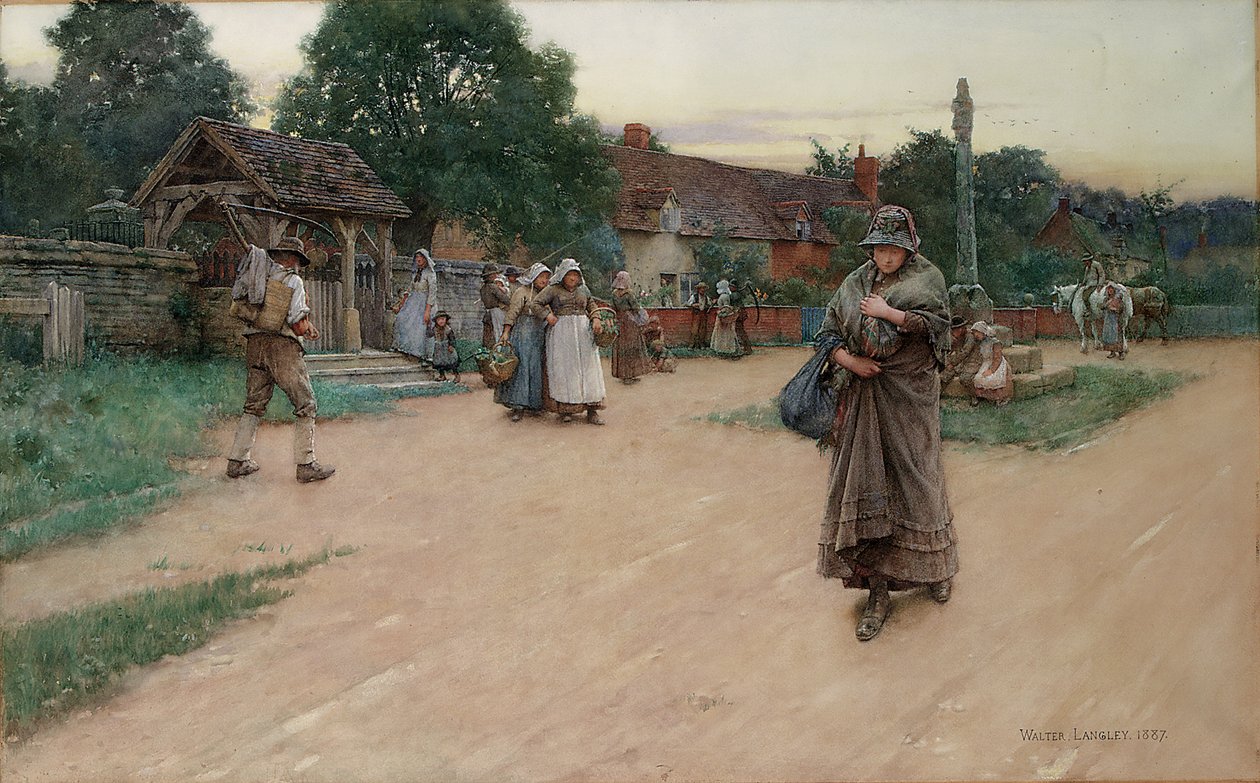 Elárulta, 1887 alkotó: Walter Langley