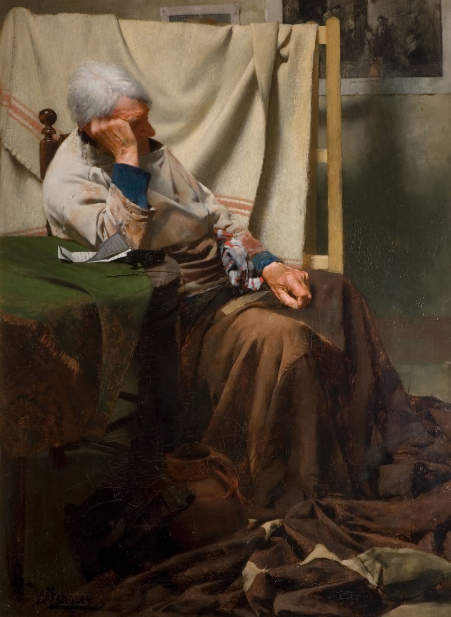 In Memoriam, 1883 alkotó: Walter Langley