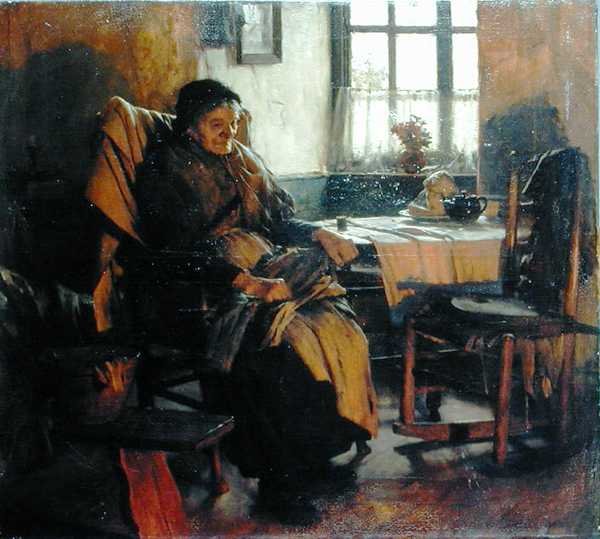 A tűz fényében alkotó: Walter Langley