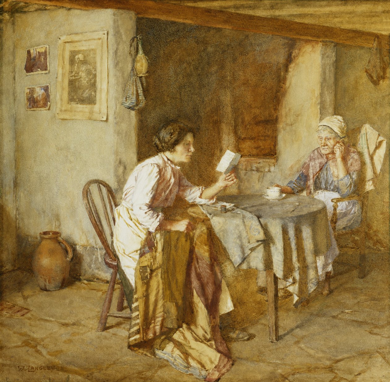 A levél, alkotó: Walter Langley