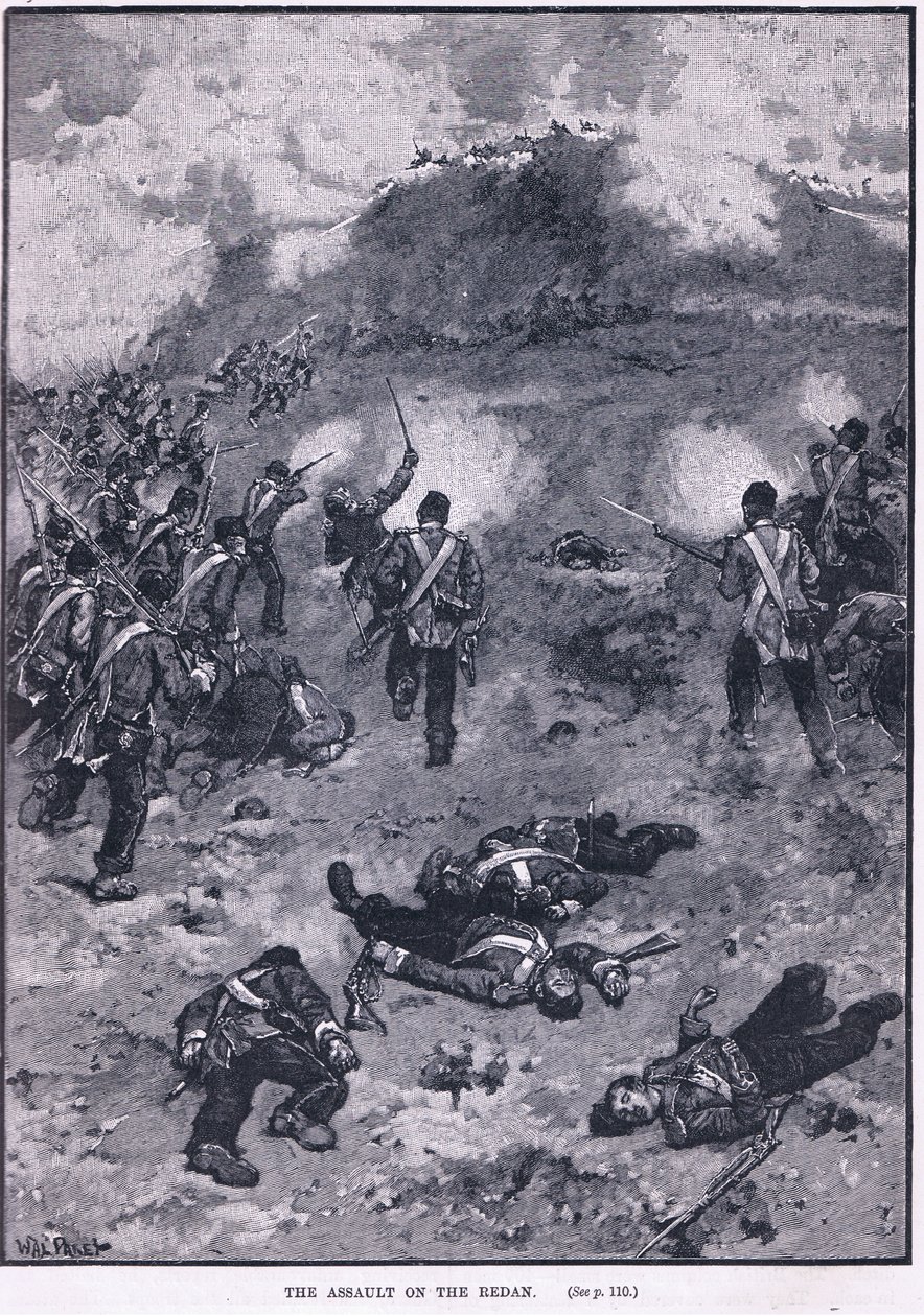 A Redan elleni támadás 1855 AD alkotó: Walter Paget