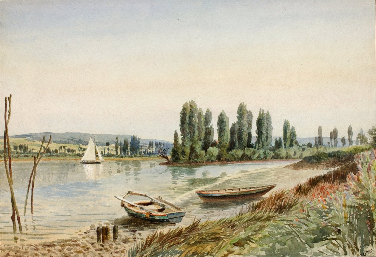Táj, 1883. alkotó: Walter Paris