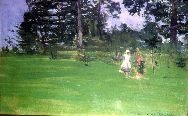 Figurák a gyepen alkotó: Walter Richard Sickert