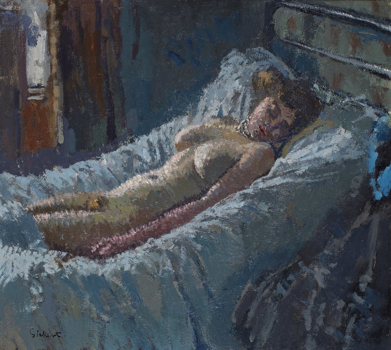 Mornington Crescent akt, 1907 körül alkotó: Walter Richard Sickert