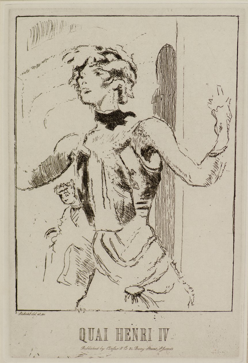 Quai Henrik IV alkotó: Walter Richard Sickert
